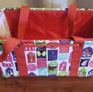 Thirty-One Medium Utility Tote and stand tall inse